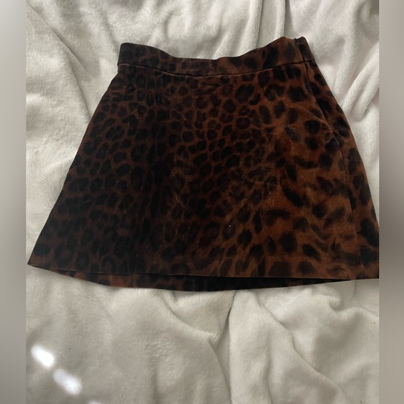 Zara Leopard Print Skirt - Picture 1 of 3